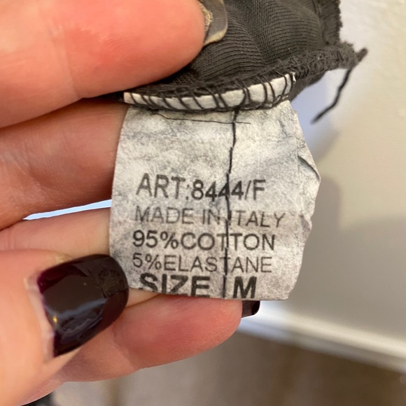 Wi & Co Made in Spain black and grey sweater dress Medium M - Picture 2 of 14